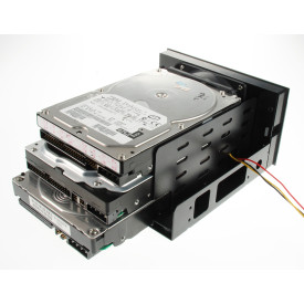 Охлаждане за твърд диск Evercool HDD bay 2x5.25" for 3HDD Fan/Filter HD-AR-B