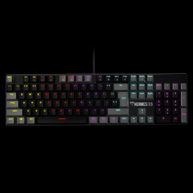 Геймърски комплект Gamdias Gaming COMBO 2-in-1 Keyboard, Mouse - HERMES E5 - Blue Switches, 3600dpi