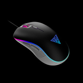 Геймърски комплект Gamdias Gaming COMBO 2-in-1 Keyboard, Mouse - HERMES E5 - Blue Switches, 3600dpi