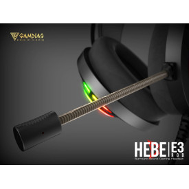 Слушалки Gamdias Gaming Heaphones - HEBE E3 RGB - 50mm