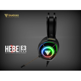 Слушалки Gamdias Gaming Heaphones - HEBE E3 RGB - 50mm