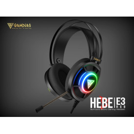 Слушалки Gamdias Gaming Heaphones - HEBE E3 RGB - 50mm