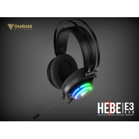 Слушалки Gamdias Gaming Heaphones - HEBE E3 RGB - 50mm