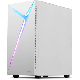 Кутия за компютър Gamdias Case ATX - ARGUS E4 Elite White - RGB, Tempered Glass