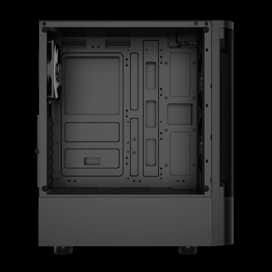 Кутия за компютър Gamdias Case ATX - TALOS E3 CG - 3 x 120 mm A-RGB, Curved Glass