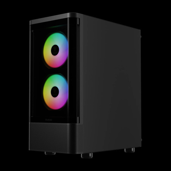 Кутия за компютър Gamdias Case ATX - TALOS E3 CG - 3 x 120 mm A-RGB, Curved Glass