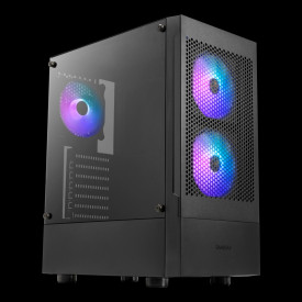 Кутия за компютър Gamdias Case ATX - TALOS E3 MESH - aRGB, Tempered Glass