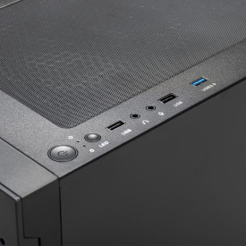 Кутия за компютър Gamdias Case ATX - TALOS E3 MESH - aRGB, Tempered Glass