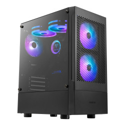 Кутия за компютър Gamdias Case ATX - TALOS E3 MESH - aRGB, Tempered Glass