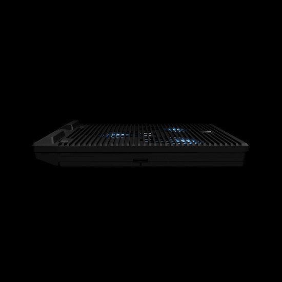 Охладител за лаптоп Gamdias Gaming Notebook Cooler 19.0 инча - AETHER E1 - USB Hub, Phone Stand