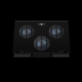Охладител за лаптоп Gamdias Gaming Notebook Cooler 19.0 инча - AETHER E1 - USB Hub, Phone Stand