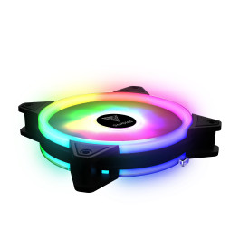 Вентилатор Gamdias Fan 120mm aRGB - AEOLUS M2-1201 - Trio RGB rings