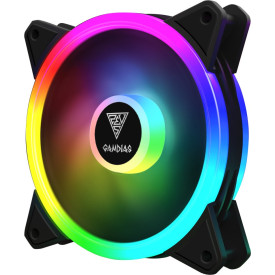 Вентилатор Gamdias Fan 120mm aRGB - AEOLUS M2-1201 - Trio RGB rings