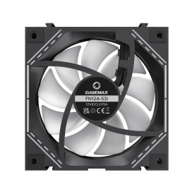 Комплект вентилатори Gamemax Fan Pack 3-in-1 3x120mm - FN12A-S3I Black, Daisy-Chain, Addressable RGB