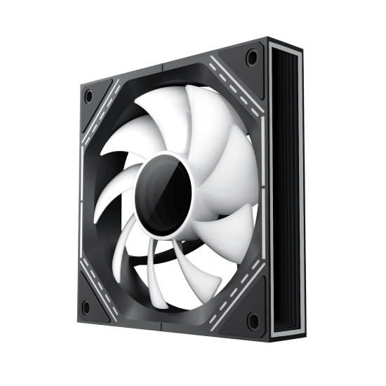 Комплект вентилатори Gamemax Fan Pack 3-in-1 3x120mm - FN12A-S3I Black, Daisy-Chain, Addressable RGB