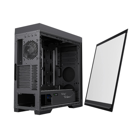 Кутия за компютър Gamemax Case EATX - Abyss TR - Addressable RGB