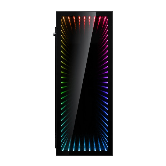 Кутия за компютър Gamemax Case EATX - Abyss TR - Addressable RGB