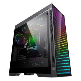 Кутия за компютър Gamemax Case EATX - Abyss TR - Addressable RGB
