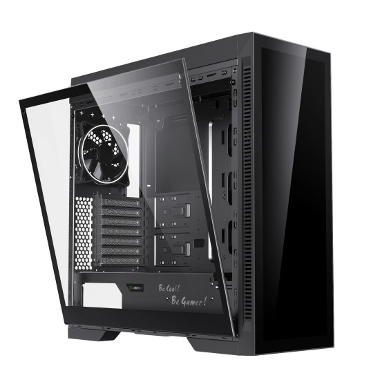 Кутия за компютър Gamemax Case EATX - Abyss TR - Addressable RGB