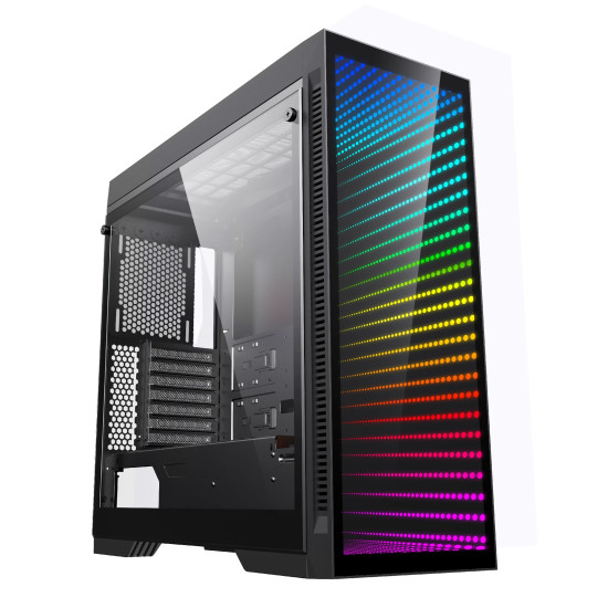 Кутия за компютър Gamemax Case EATX - Abyss TR - Addressable RGB