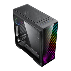 Кутия за компютър Gamemax Case EATX - Abyss TR - Addressable RGB