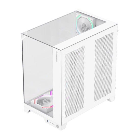 Кутия за компютър GameMax Infinity Pro, White