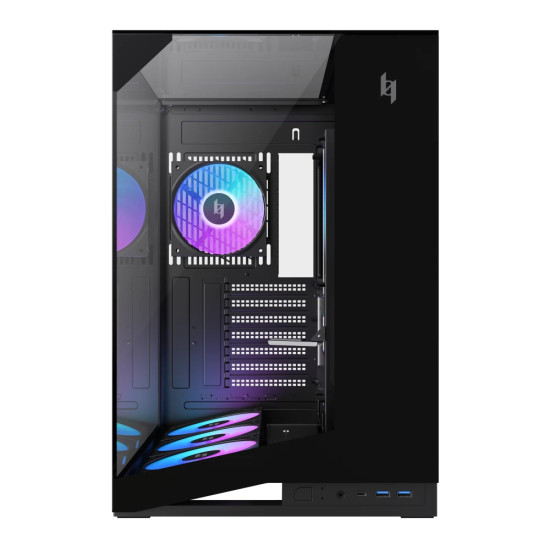 Кутия за компютър Gamemax Case ATX - NEX C56 VC BK