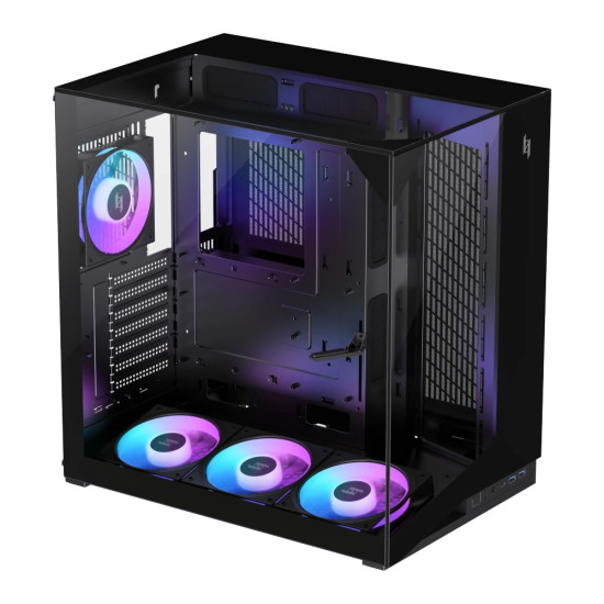 Кутия за компютър Gamemax Case ATX - NEX C56 VC BK