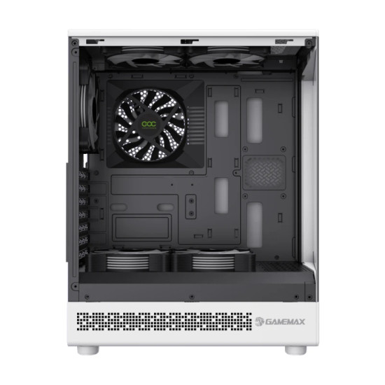 Кутия за компютър GameMax Vista COC, White