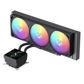 Водно охлаждане Gamemax Water Cooling GLACIER 360 LCD BK - Addressable RGB