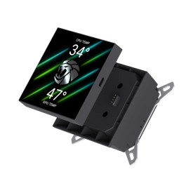 Водно охлаждане Gamemax Water Cooling GLACIER 360 LCD BK - Addressable RGB