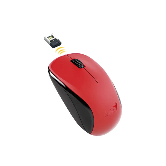Безжична мишка Genius Wireless Mouse - NX-7000 Red - 2.4GHz