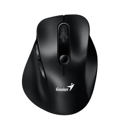Безжична мишка Genius Wireless Silent Mouse Ergo 9000S - Silent, Bluetooth, 2.4G, Black
