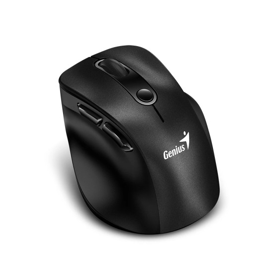 Безжична мишка Genius Wireless Silent Mouse Ergo 9000S - Silent, Bluetooth, 2.4G, Black
