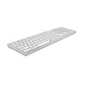Клавиатура Genius SlimStar 126, Slim, USB, Low Profile, Chocolate Keys, White