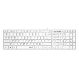Клавиатура Genius SlimStar 126, Slim, USB, Low Profile, Chocolate Keys, White