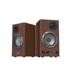 Тонколони Genius Speakers 2.0 - SP-HF500B - 16W RMS, 3D Surround, Wood