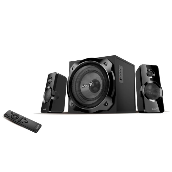 Тонколони Genius Speakers 2.1 - SW-2.1 1850BT - 50W RMS, Bluetooth, Black