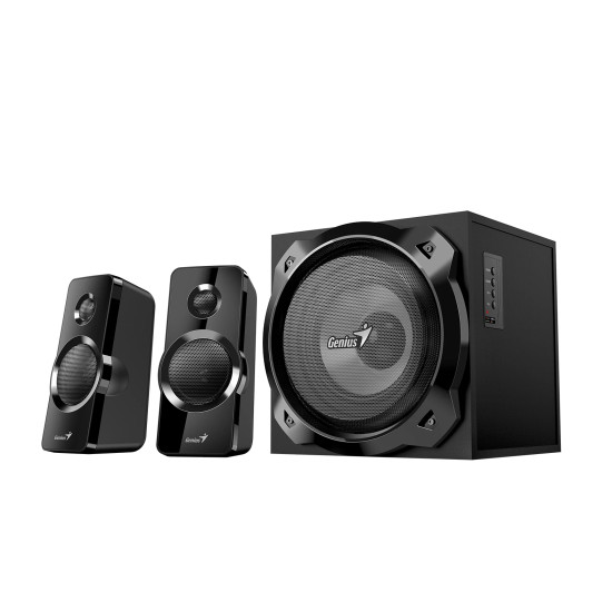 Тонколони Genius Speakers 2.1 - SW-2.1 1850BT - 50W RMS, Bluetooth, Black