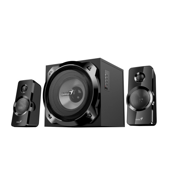 Тонколони Genius Speakers 2.1 - SW-2.1 1850BT - 50W RMS, Bluetooth, Black