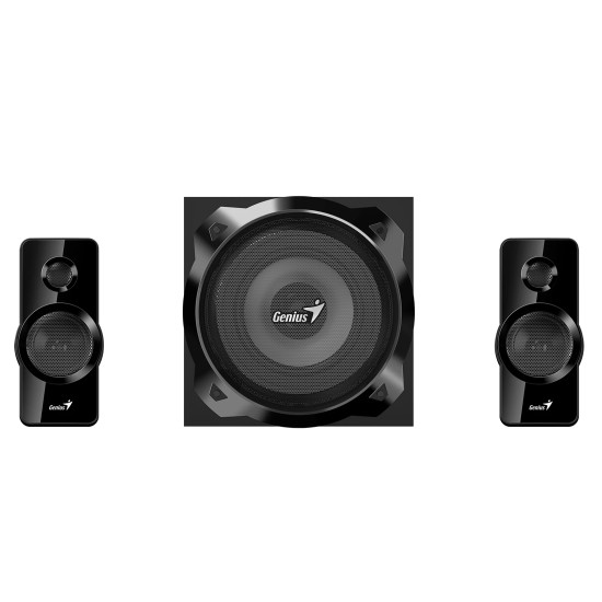 Тонколони Genius Speakers 2.1 - SW-2.1 1850BT - 50W RMS, Bluetooth, Black