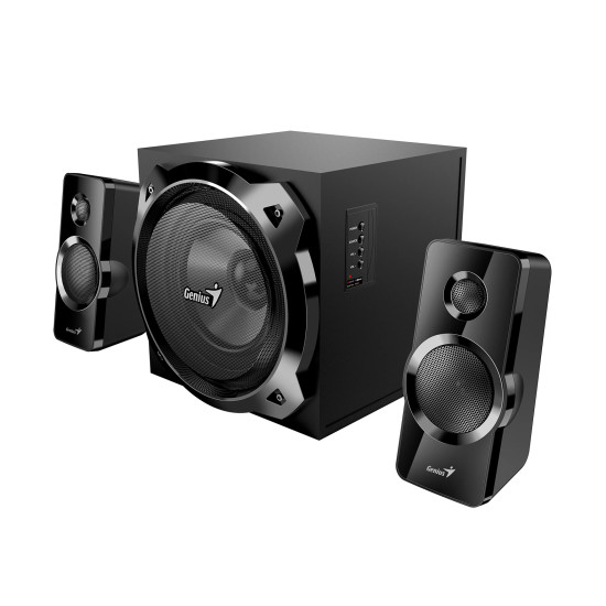 Тонколони Genius Speakers 2.1 - SW-2.1 1850BT - 50W RMS, Bluetooth, Black