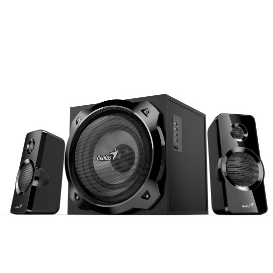 Тонколони Genius Speakers 2.1 - SW-2.1 1850BT - 50W RMS, Bluetooth, Black