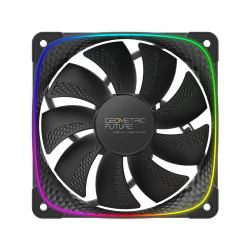 Вентилатор Geometric Future Squama 2503R, REVERSE Fan, 120mm, ARGB, Black