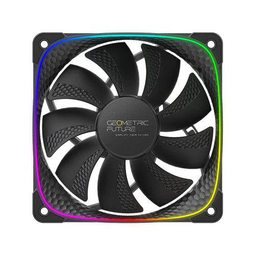 Вентилатор Geometric Future Squama 2503R, REVERSE Fan, 120mm, ARGB, Black