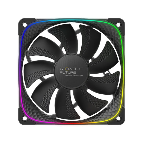 Вентилатор Geometric Future Squama 2503R, REVERSE Fan, 120mm, ARGB, Black