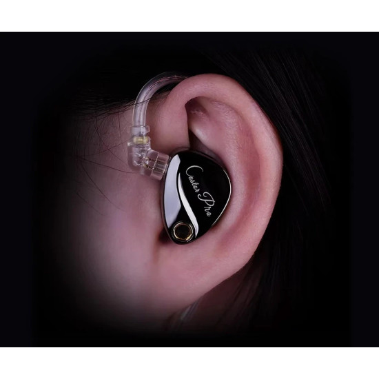 Слушалки KZ Hi-Fi In-Ear-Monitors - Castor Pro Gray No Mic - Bass Up Edition