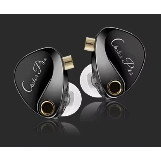 Слушалки KZ Hi-Fi In-Ear-Monitors - Castor Pro Gray No Mic - Bass Up Edition