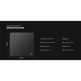 Подложка за мишка Lamzu Gaming Mousepad Energon Pro - Japan Poron Base, 500 x 500 mm