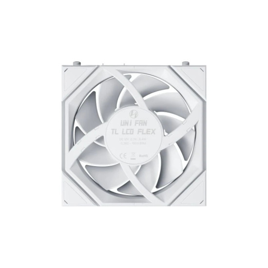Вентилатор Lian Li Fan 120mm - UNI FAN TL LCD FLEX - White